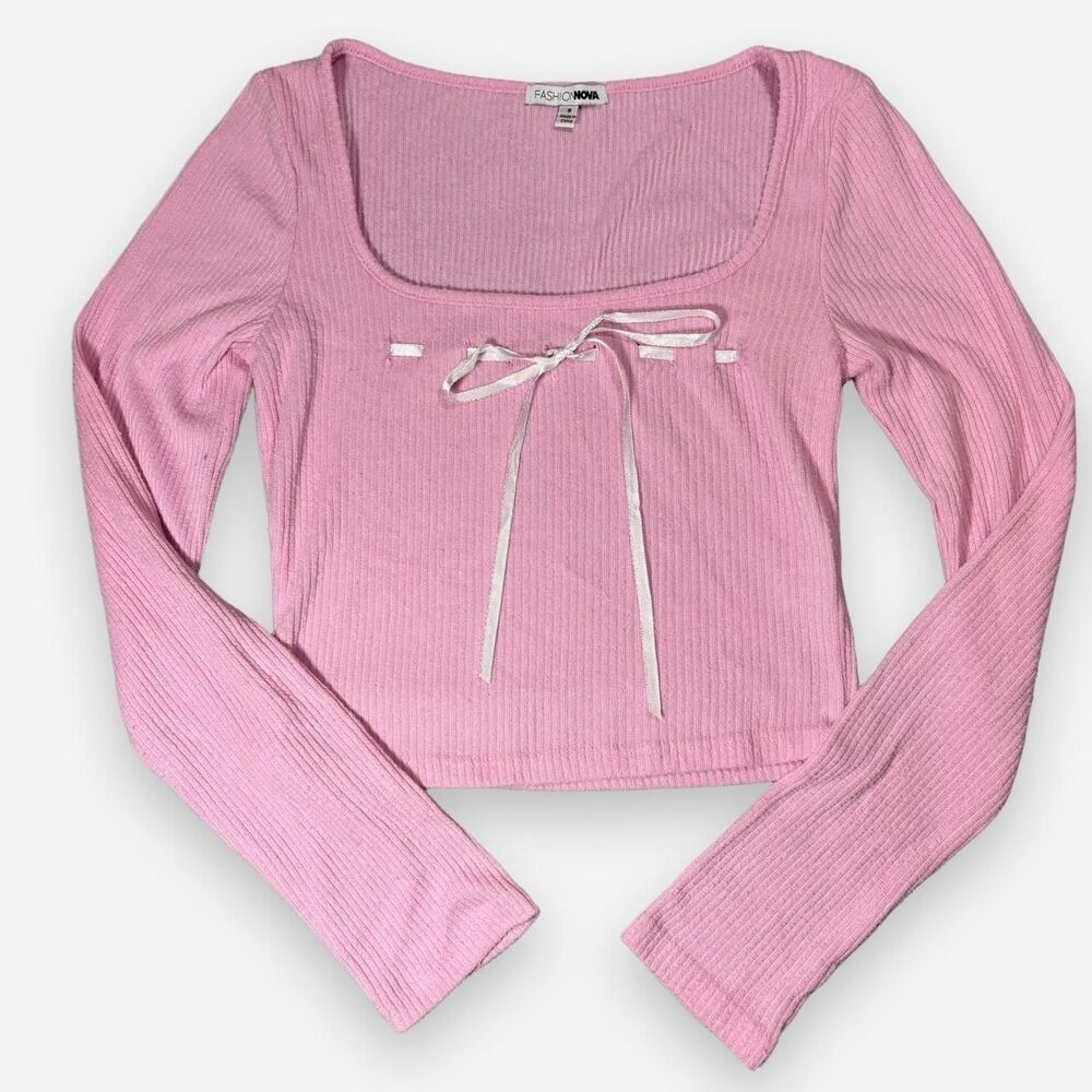 Fashion-nova Women's Pink Crop-top